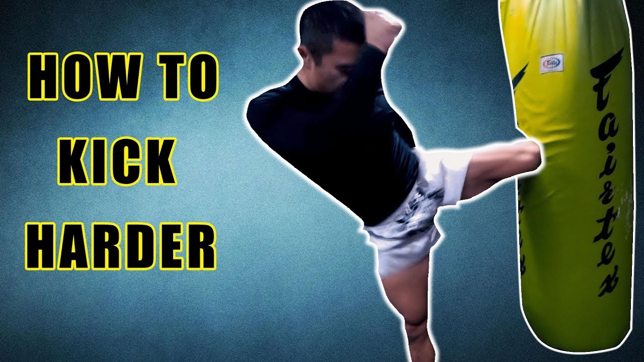 How to do a hard knock out kick correctly | Thai Boxing