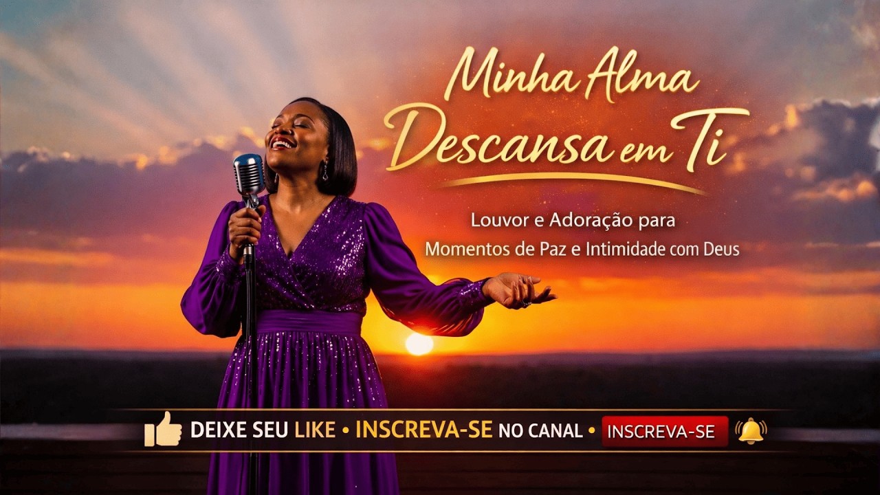 Minha Alma Descansa em Ti 🙏 Louvor Gospel Suave para Acalmar o Coração