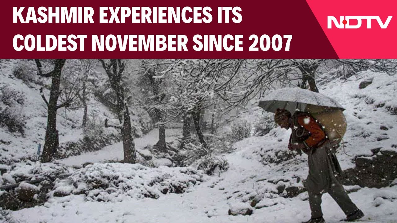J&K Weather | Kashmir Experiences Its Coldest November Since 2007
