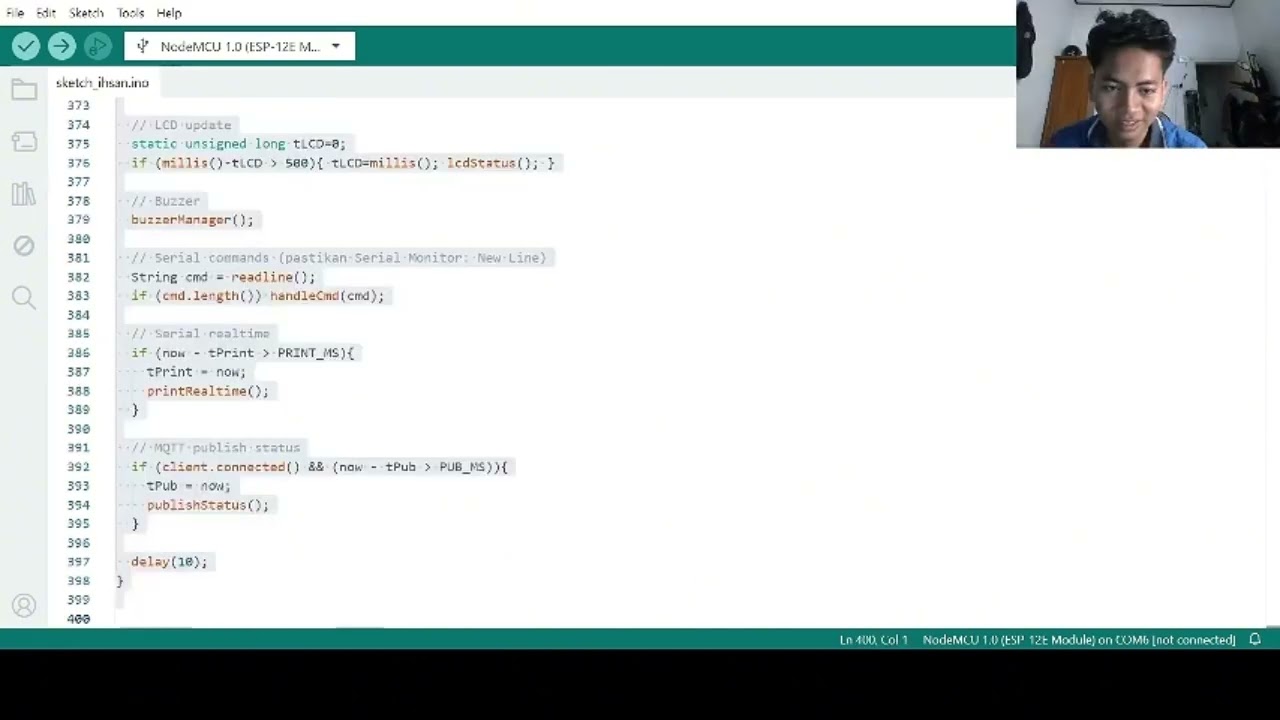 video demo perangkat iot smarthome
