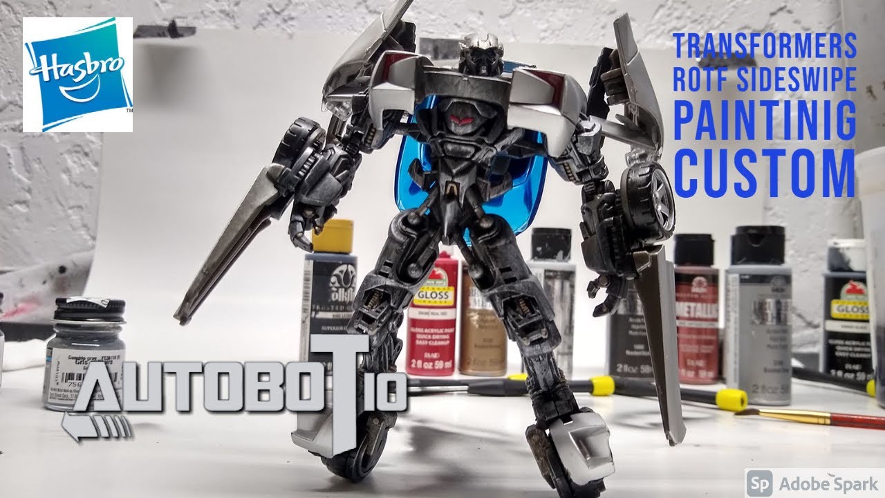 Transformers ROTF Sideswipe Custom Painting