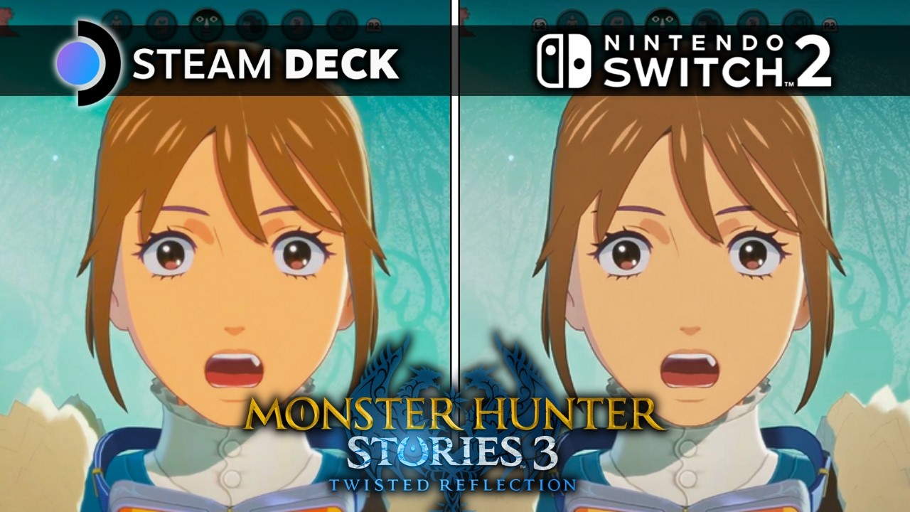 Monster Hunter Stories 3 | Nintendo Switch 2 vs. Steam Deck | Gameplay Comparison