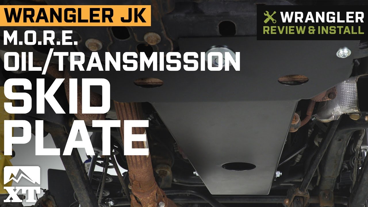 Jeep Wrangler JK M.O.R.E. Oil/Transmission Skid Plate Review & Install