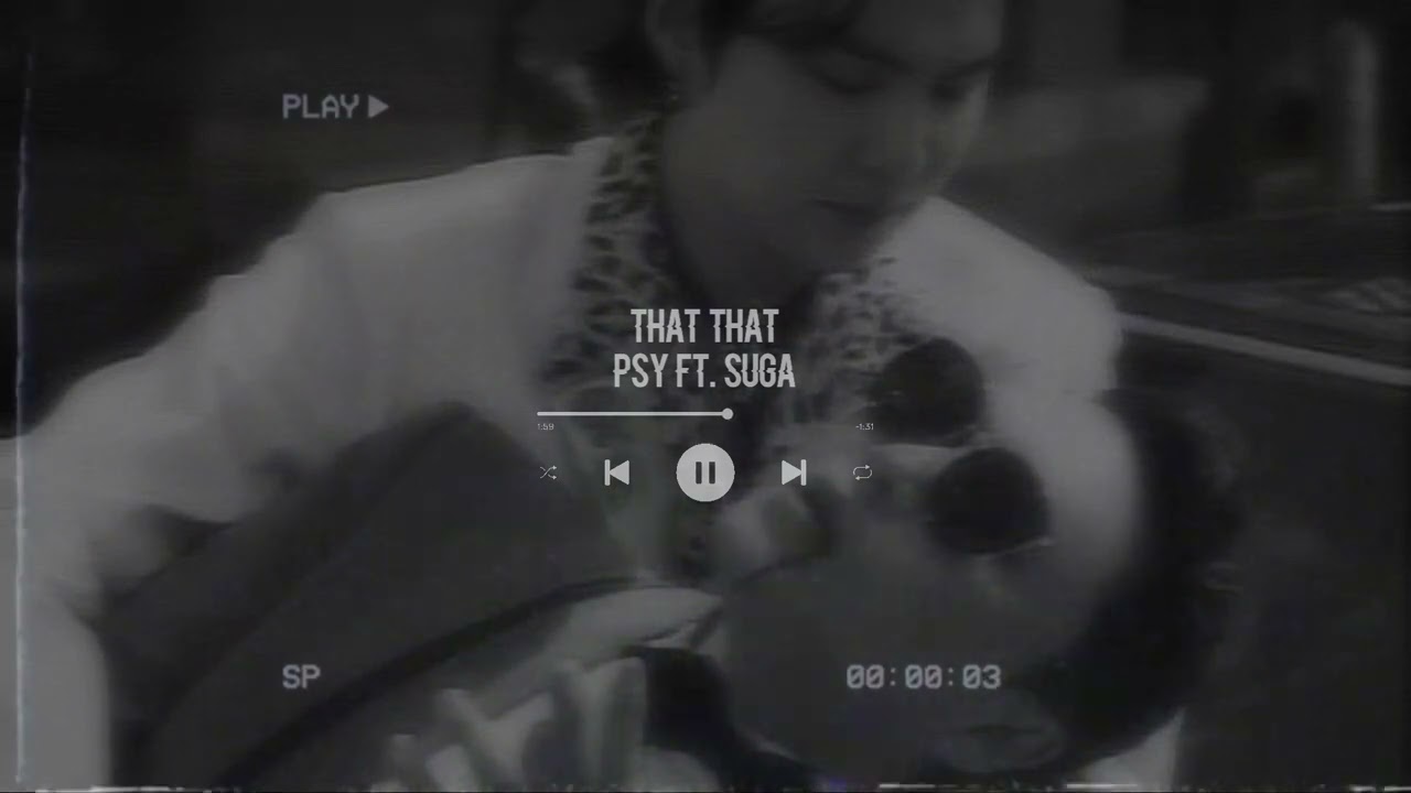 ❝ psy feat. suga - that that // slowed & reverb ❞