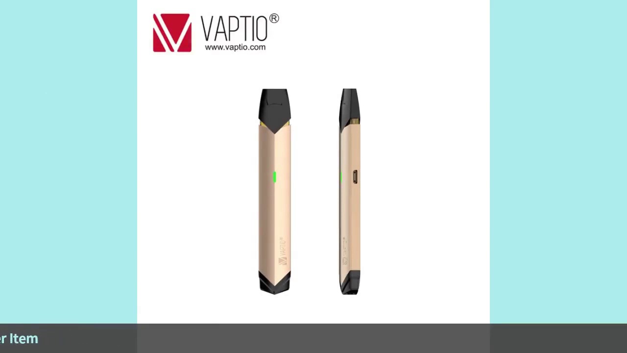 Pod vape kit electronic cigarette 260mAh pod kit Vaptio Solo Flat Mini kit 1.0ml cartridge Vape M...