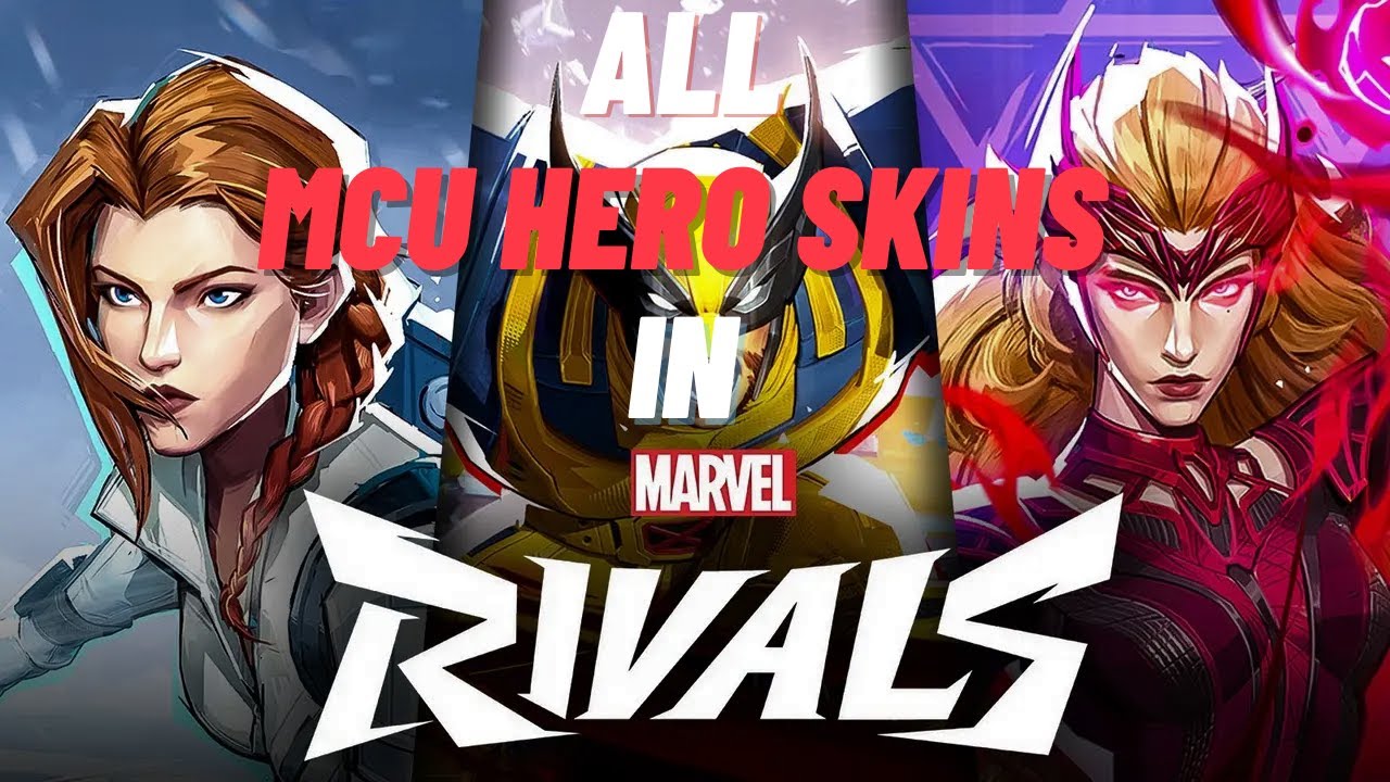 All MCU skins in Marvel RIVALS till now... II #marvelrivals #ironman #blackpanther