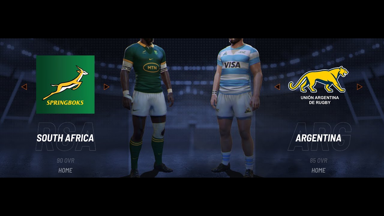 Rugby 25 Gameplay The Rugby Championship Round 5 South Africa VS Argentina