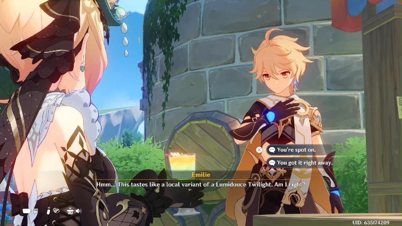 Genshin Impact:  Emilie makes her arrival to Mondstadt