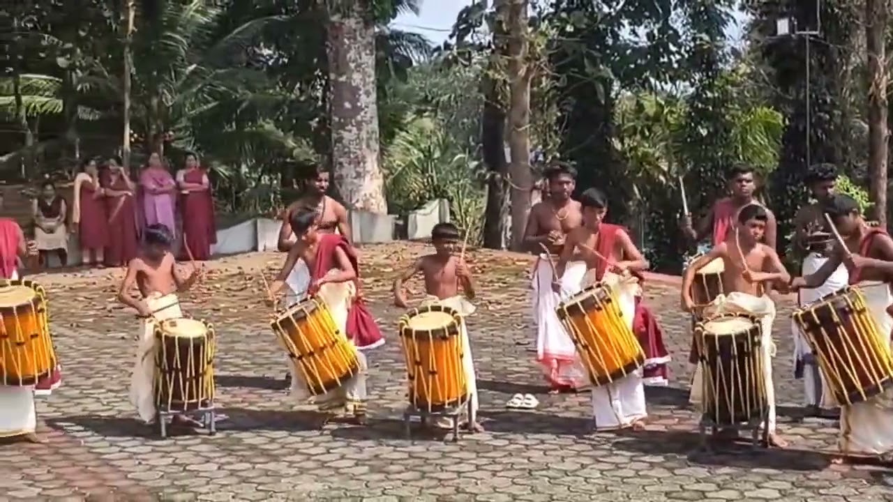 ചെണ്ട - അരങ്ങേറ്റം . SAN JOSE BALABHAVAN,  ELANGULAM