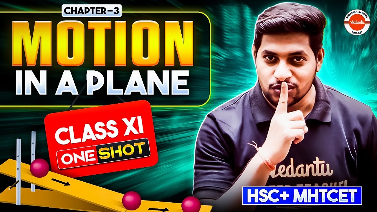 Motion in a Plane Class 11 Physics One Shot | HSC & MHT-CET 2026 | Physics By Ankit Sir