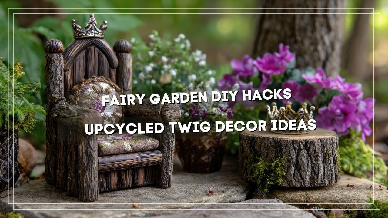 Magical Fairy Garden DIY Hacks ✨ Upcycled Twig Decor Ideas You'll Love for 2025!