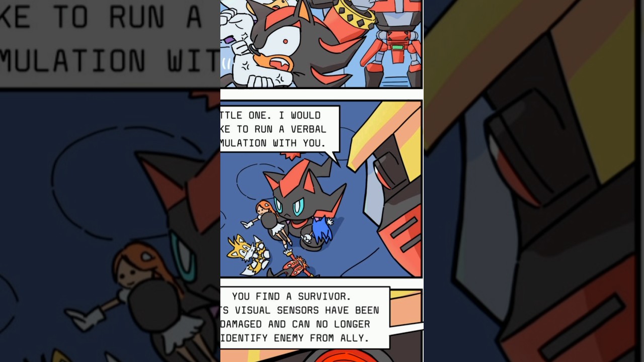 El 4to miembro del team dark #shadowthehedgehog #rouge #omega #comics #sonic #espa&ntilde;ollatino #shadow