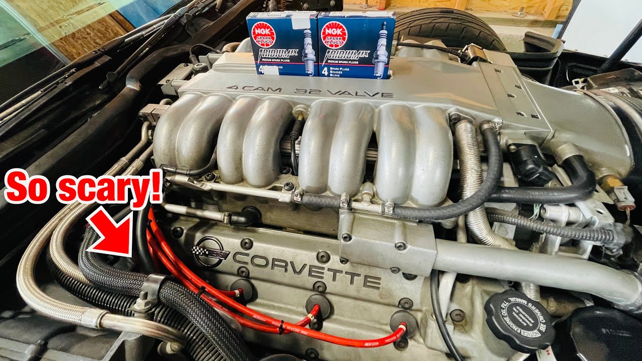 TRYING TO FIX THE #8 SPARK PLUG ISSUE ON MY C4 CORVETTE ZR-1