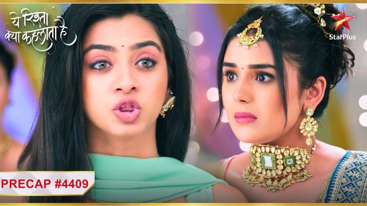 Ruhi ne kiya Charu ko expose! | Ep.4409 | Precap | Yeh Rishta Kya Kehlata Hai | Mon-Sun | 9:30PM