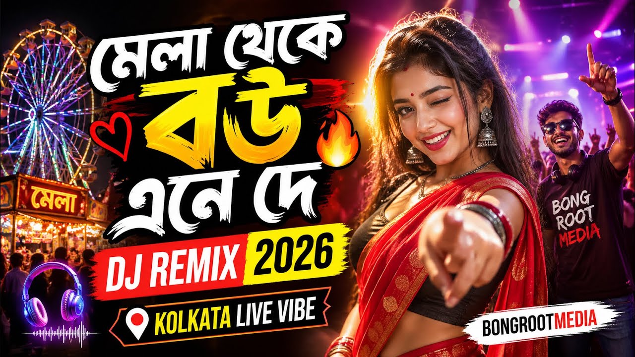 Mela Theke Bou Ene De-DJ Remix | Kolkata Concert Mix | Bengali Dj | দাদা পায়ে পড়ি রে | BongRootMedia