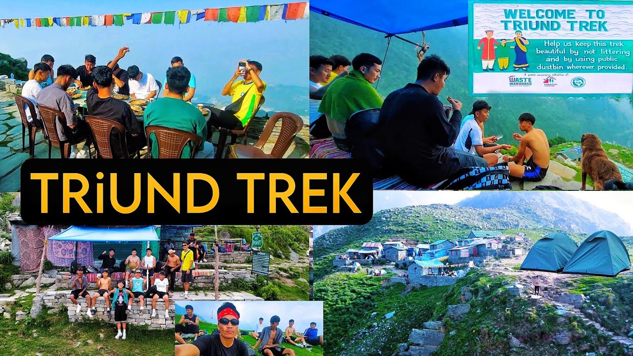 Kollegal team Trekking in TRiUND Hill (dharamsala) ||Tibetanyoutuber ||Tibetanvlogger ||gcm2025