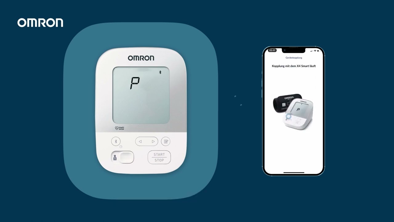 OMRON connect – How to pair a BPM device_Deutsch (IOS)