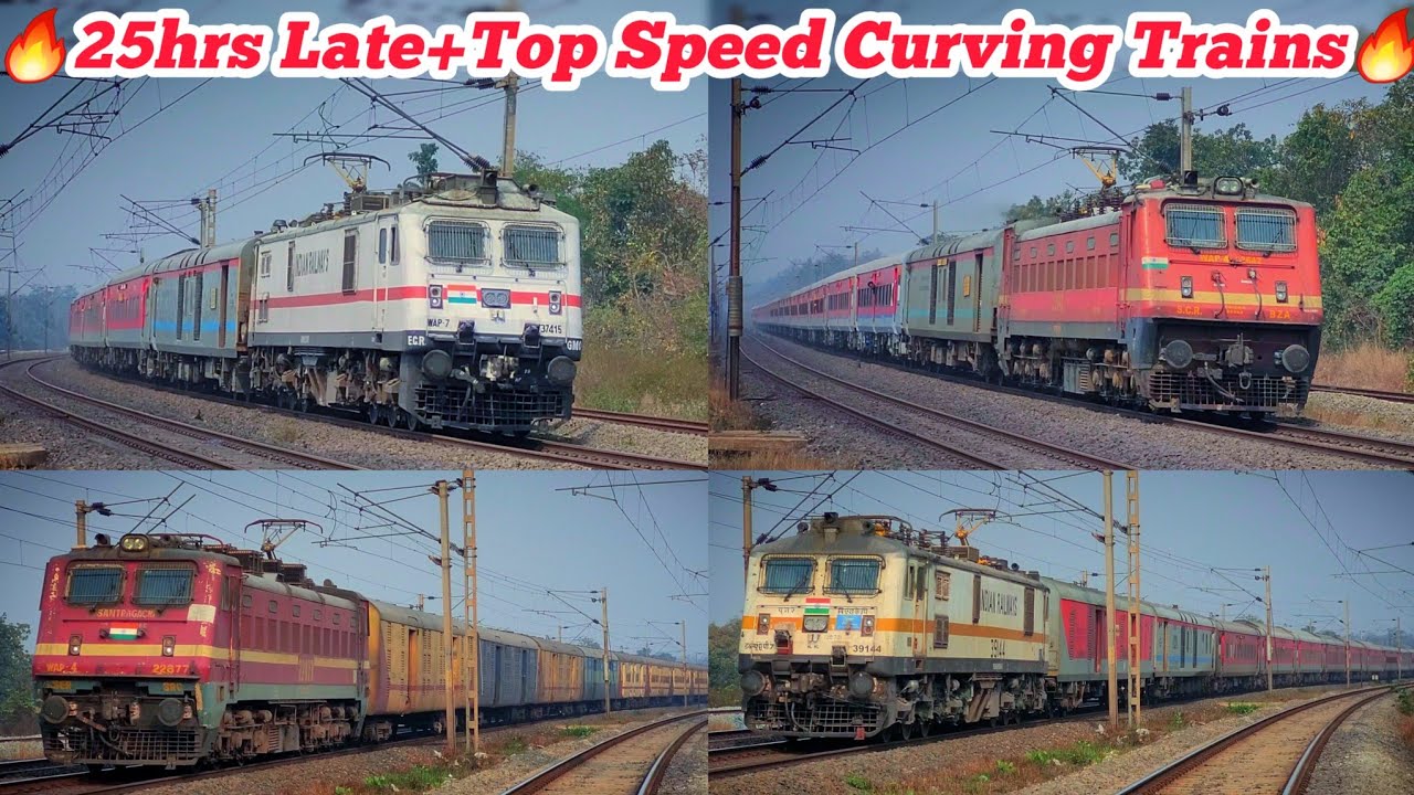 First LHB RUN Of Hazur Sahib Nanded Santragachi Superfast Express || TOP SPEED ICF & LHB TRAINS 🔥🔥