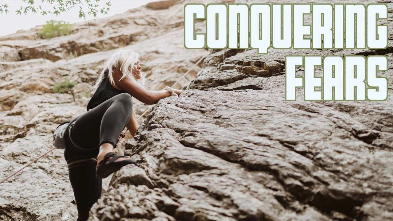 CONQUERING MY BIGGEST FEAR | FIRST TIME ROCK CLIMBING | UNBELIEVABLE VIEWS