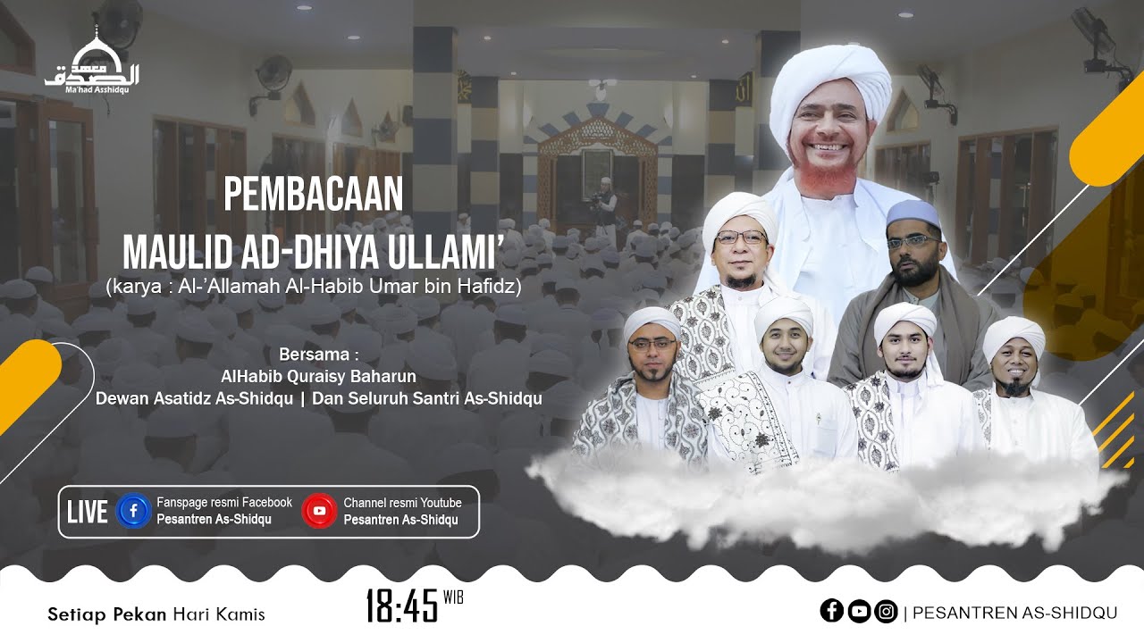 🔴LIVE PEMBACAAN MAULID BERSAMA SYEKH MUHAMMAD SU'UD AL-JIDHY I 16 JANUARI 2025