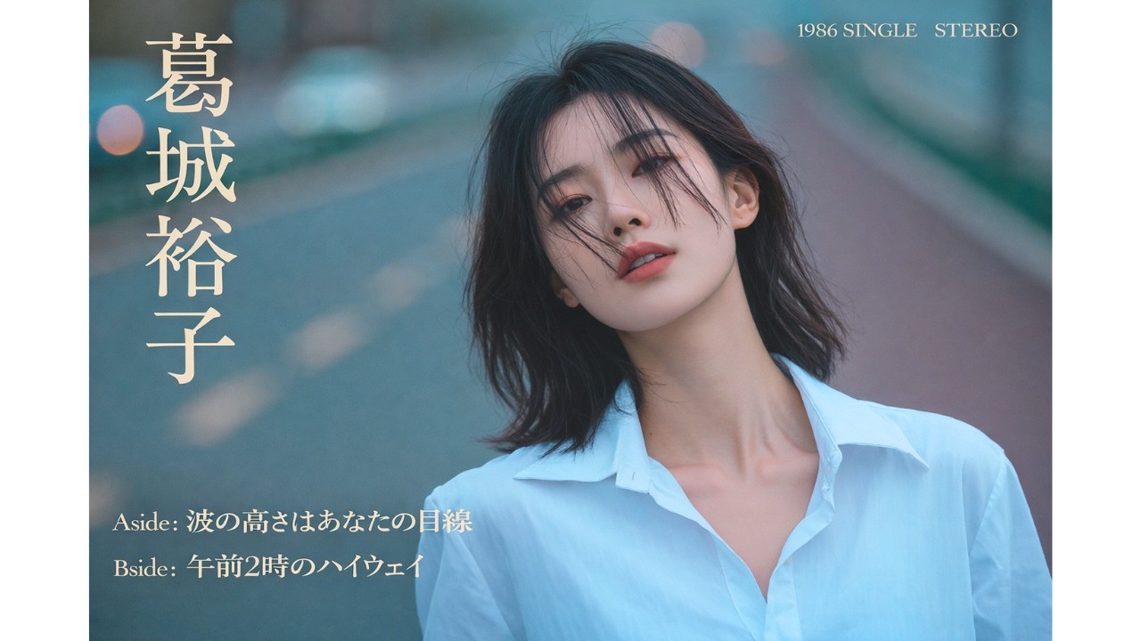 retro jpop tokyo 80’s｜葛城裕子（1986 SINGLE）