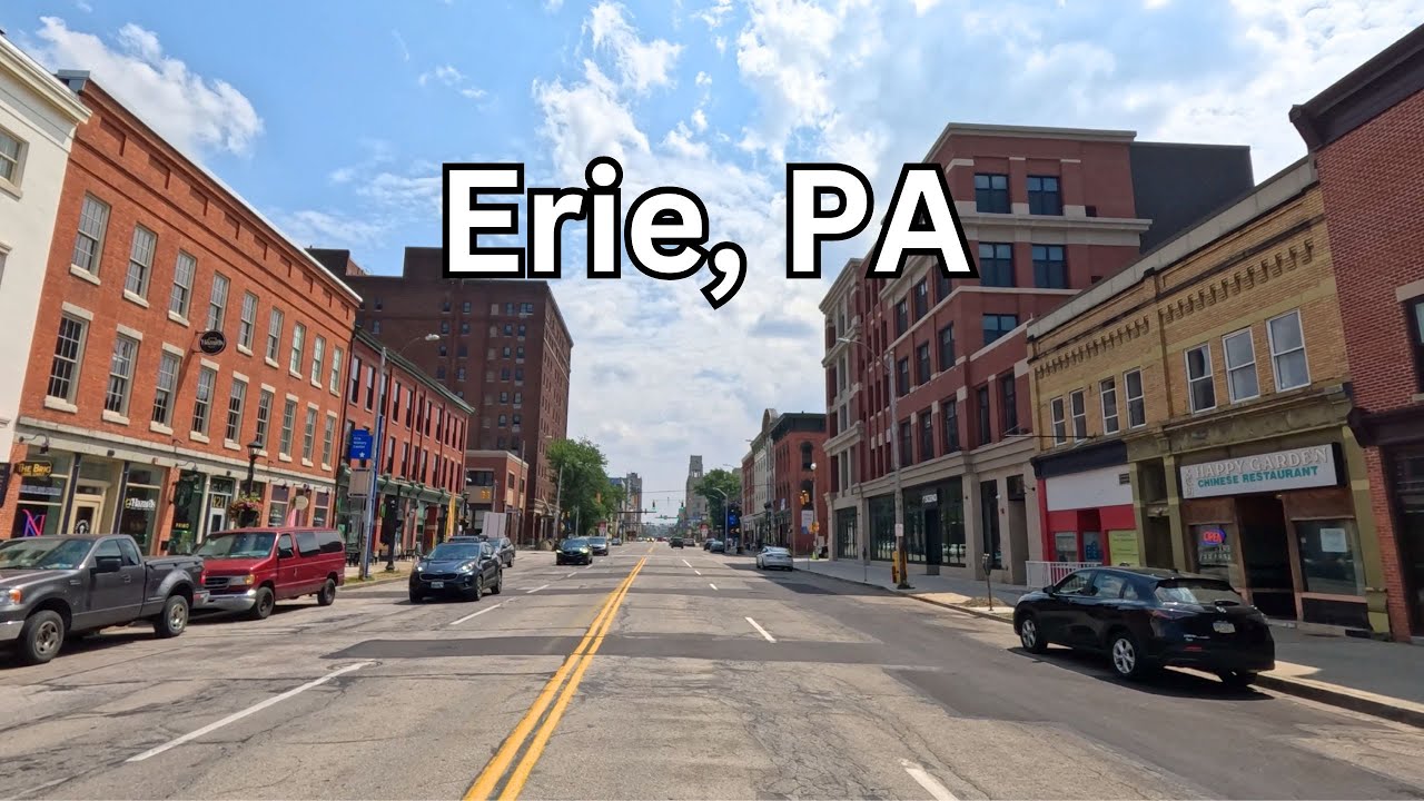 Driving Through Erie Pennsylvania Scenic Tour