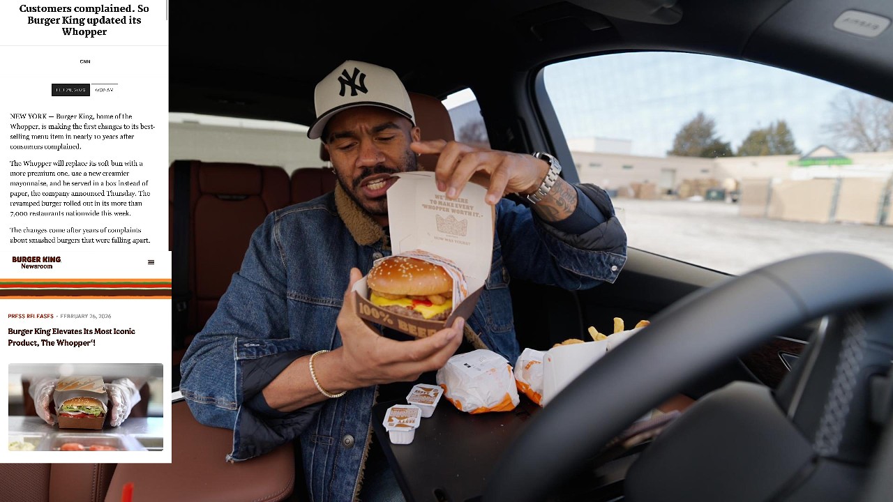 Burger King изменил свой бургер 