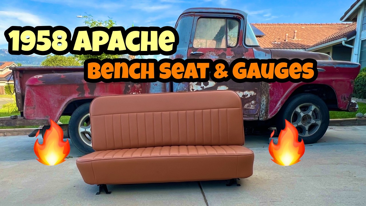 My 1958 Chevy Apache Update March 2026 | Bench Seat, Dakota Digital Gauges, Gas & Brake Pedal