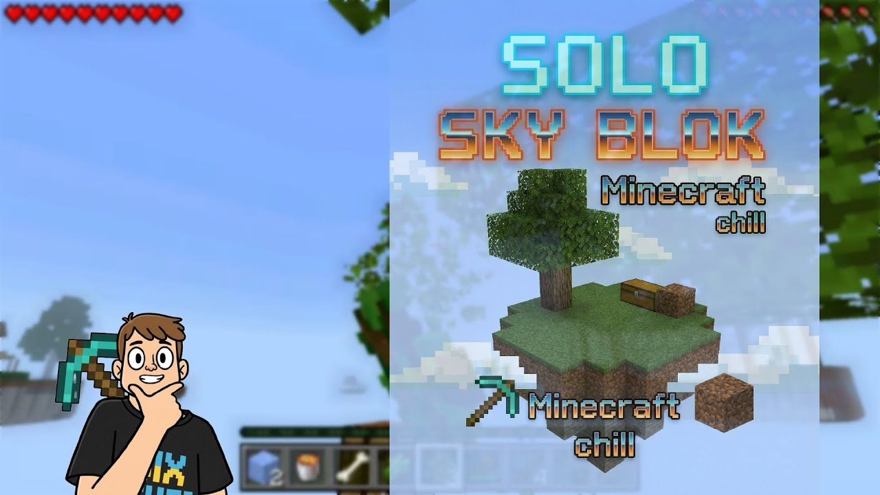 Chill Skyblock Solo: Zdobywam Wyspy! 🌅 Minecraft Relaks 🏝️