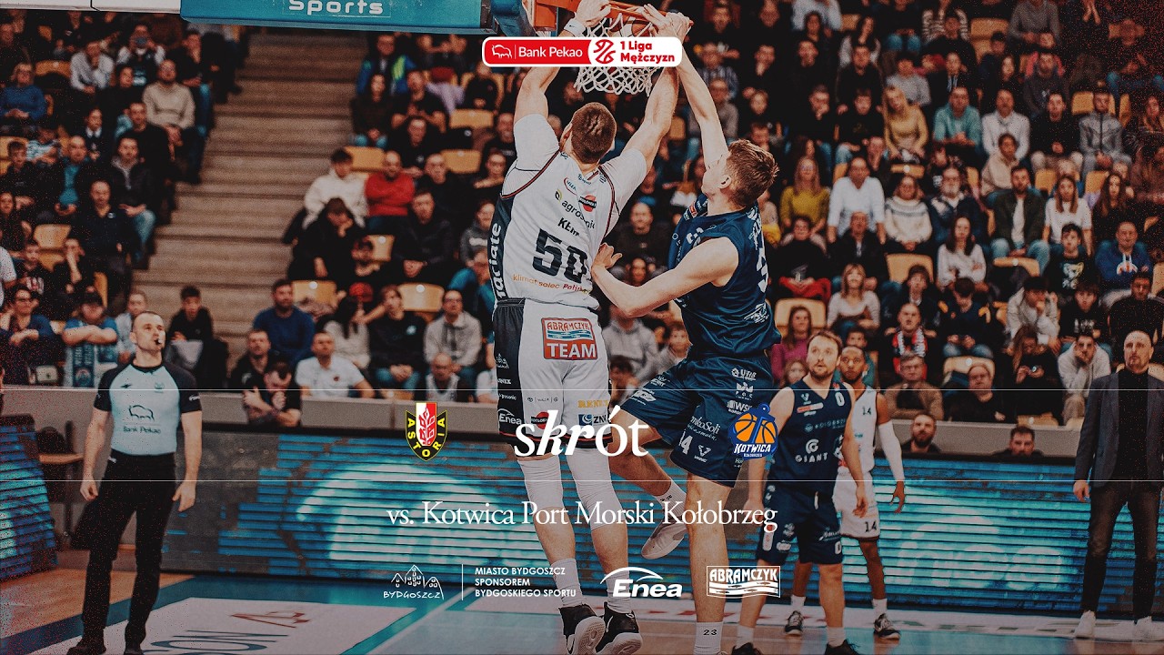 SKRÓT | 24. kolejka Enea Abramczyk Astoria Bydgoszcz 76:66 Kotwica Port Morski Kołobrzeg
