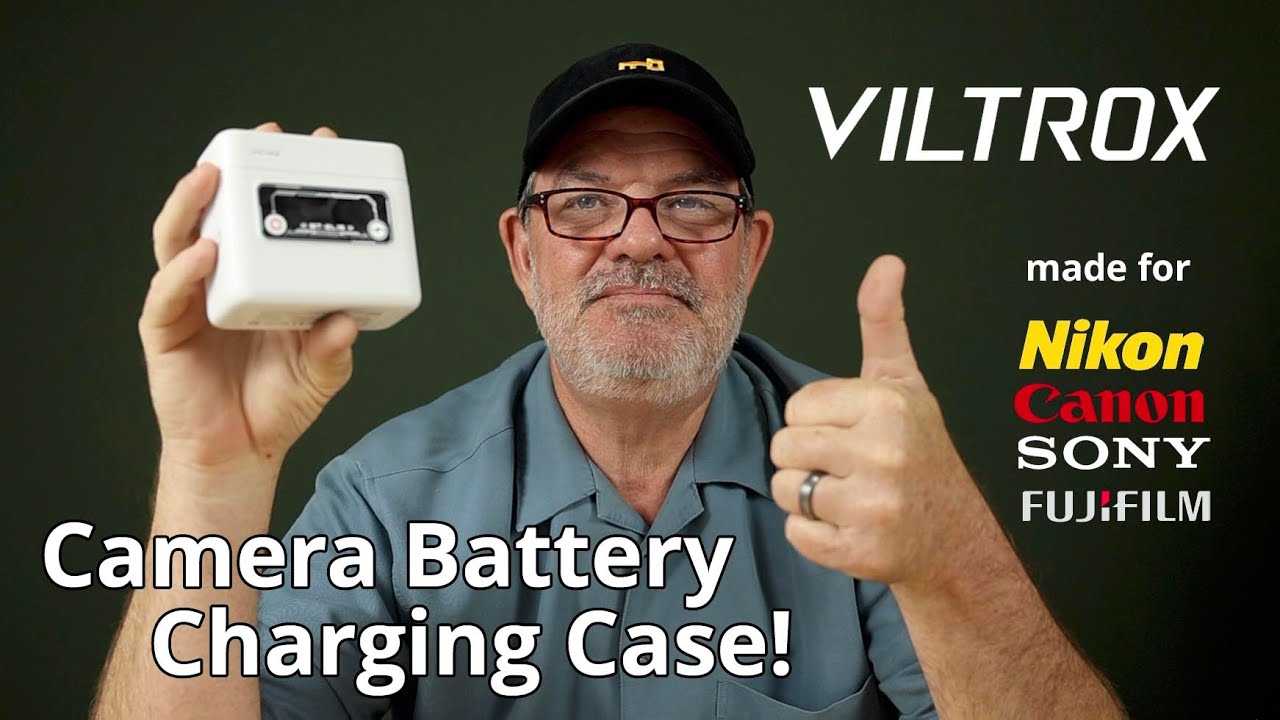 Viltrox Camera Battery Charging Case for Nikon Canon Sony & Fujifilm