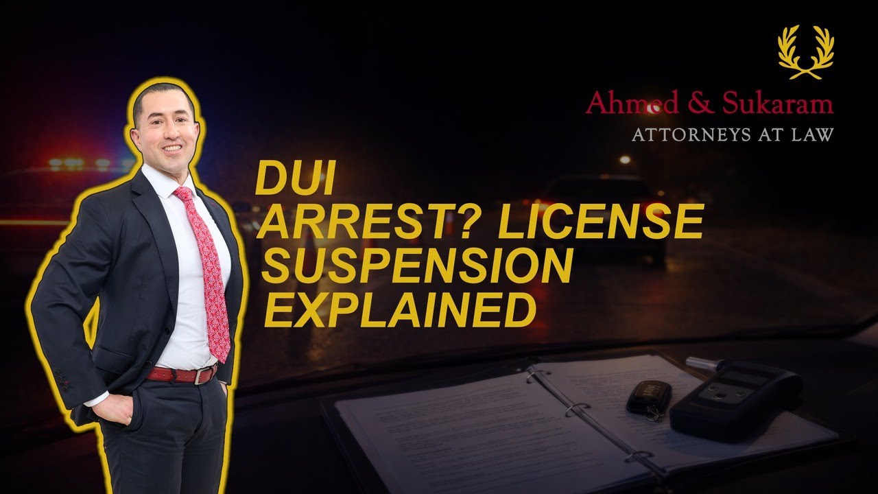 DUI Arrest? License Suspension Explained