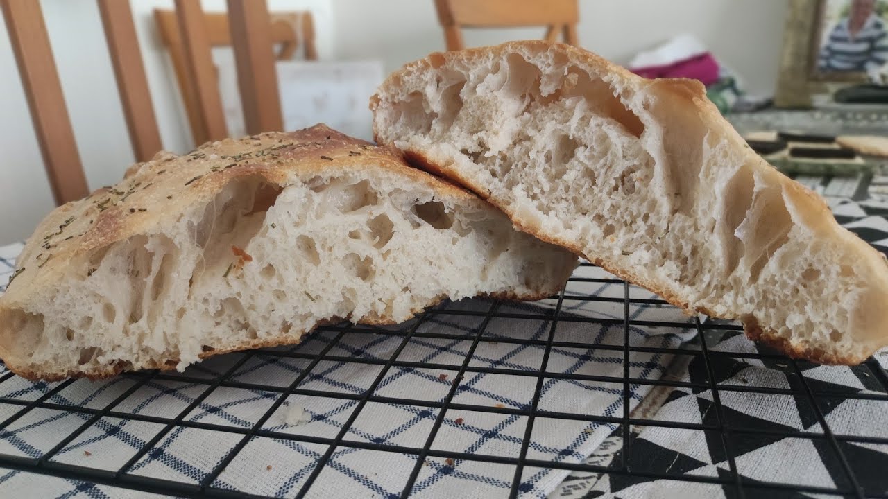 Focaccia! Fácil, sin amasado!