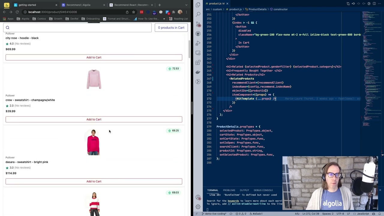How to add 'Recommendations' to an e-commerce site