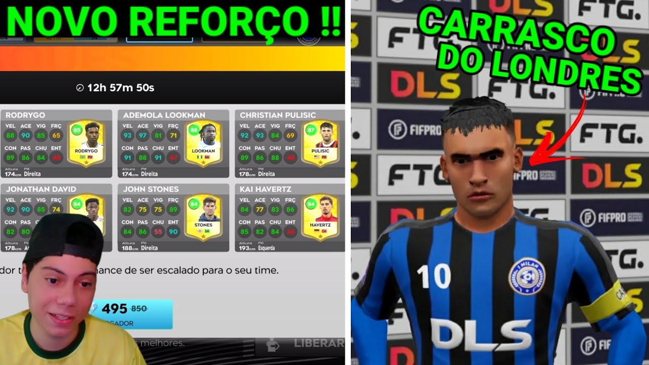 DLS 25 | Modo Carreira Londres FC #4 ( Nova Contratação Bombástica )