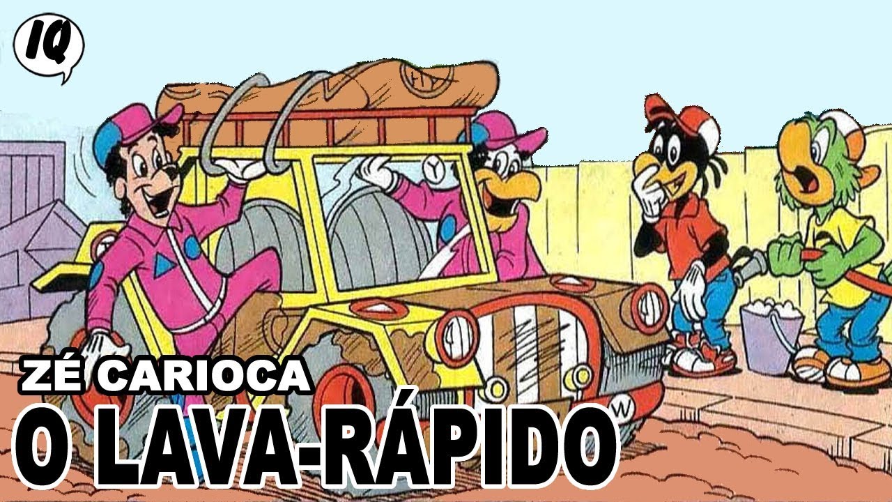 Zé Carioca o lava-rápido | História em Quadrinhos