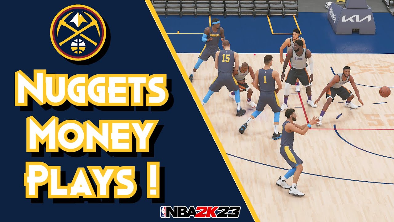 5 Nuggets Money Plays In NBA 2K23 ! | 2K23 Playbook Tutorial