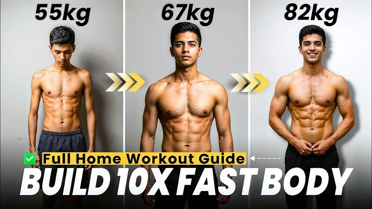 How to build an aesthetic physique at home (FAST results)Age 14-25