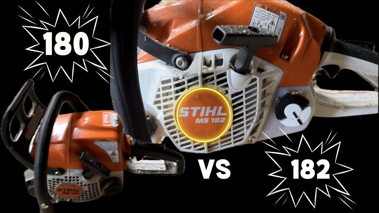 Сравнение Stihl MS 182 и MS 180