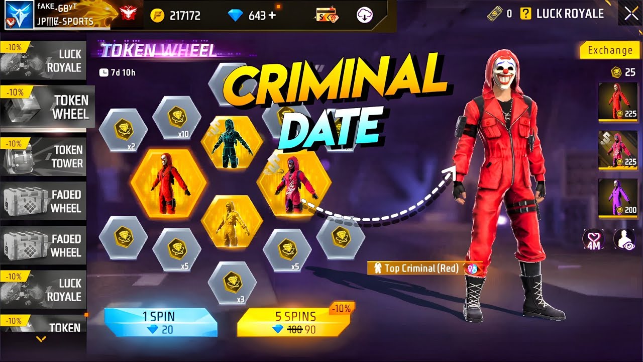 Criminal Bundle Return Date 😮💥| free fire new event | ff new event | new event free fire