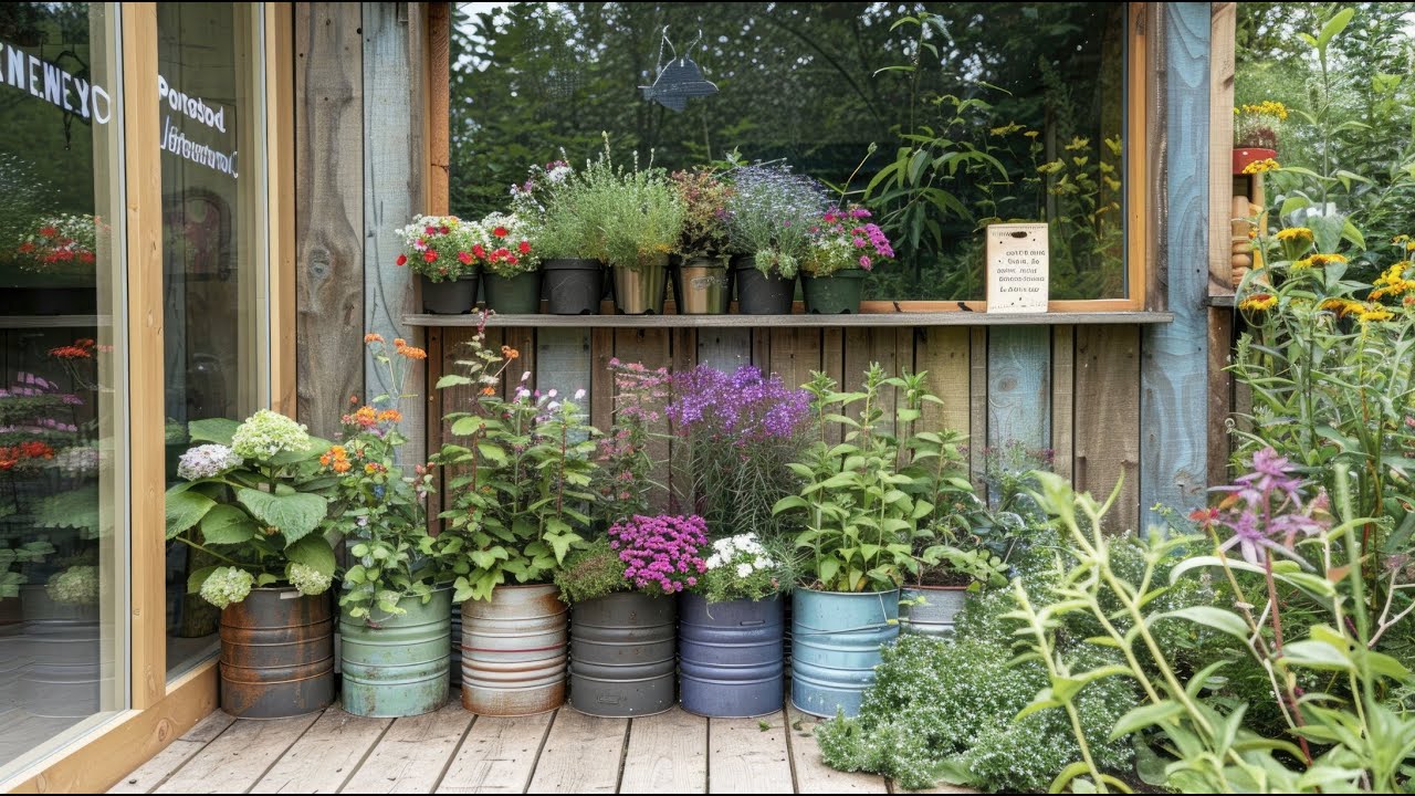 Charming Upcycled Garden Ideas for a Relaxing Farmhouse Backyard
