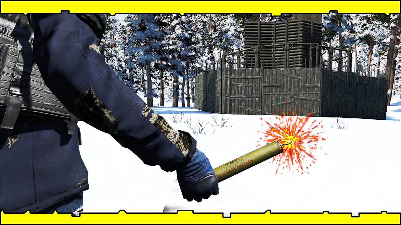 Blowing Up Outpost Campers With TNT - SCUM Update 0.85