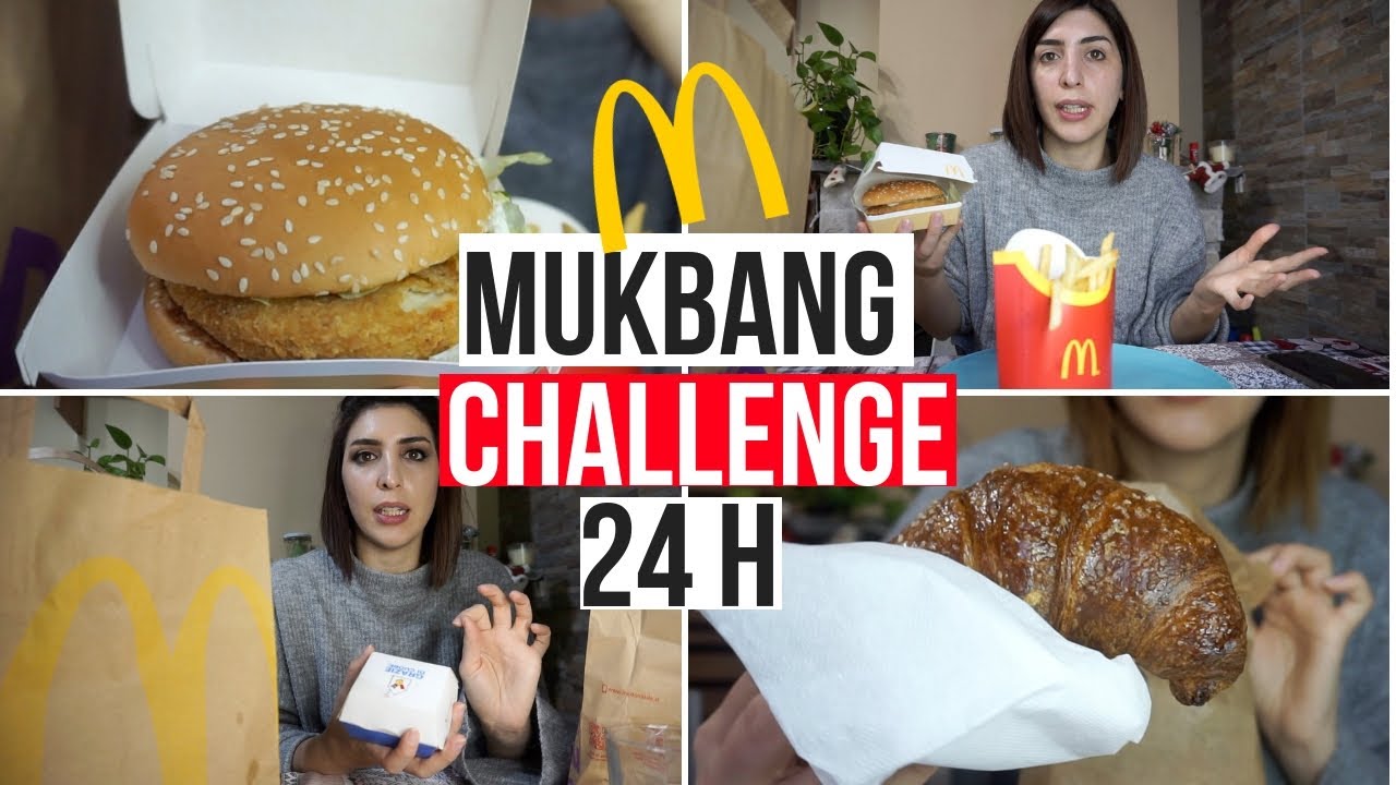 MUKBANG CHALLENGE - MANGIO PER 24 ORE SOLO MC DONALD'S