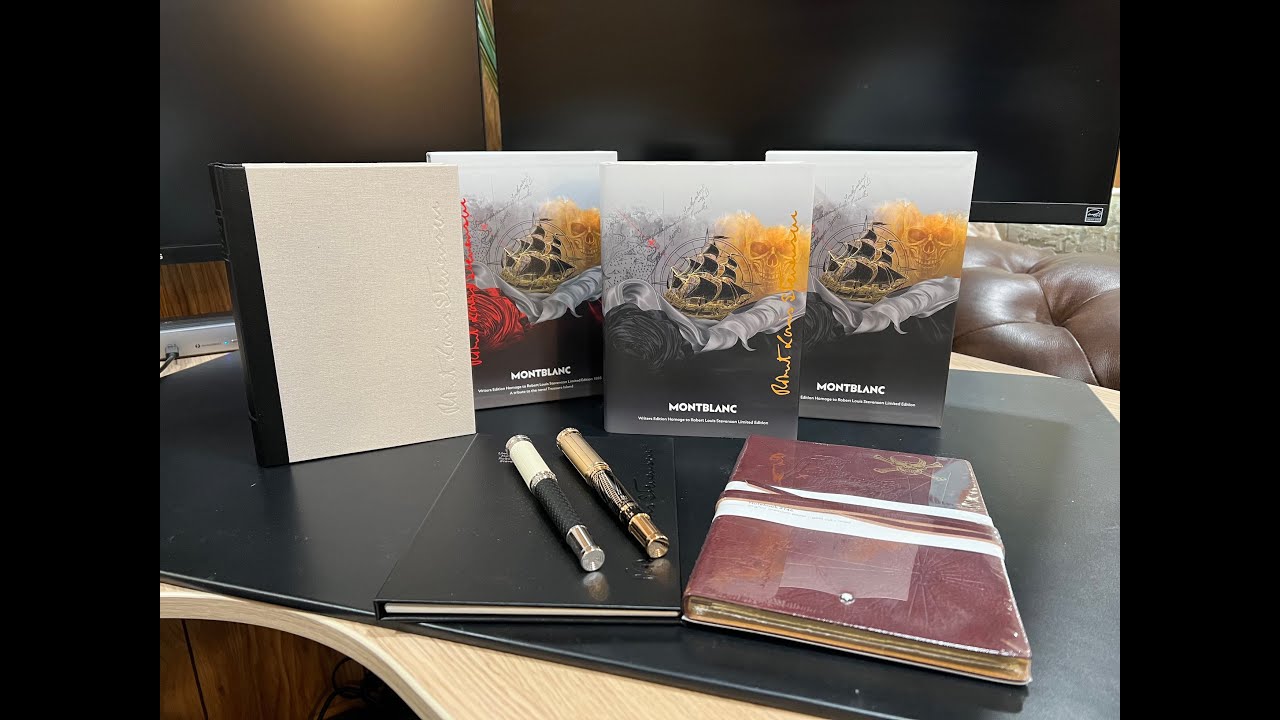 Montblanc Writers Edition Homage to Robert Louis Stevenson Limited Edition and 1883 Edition Pen