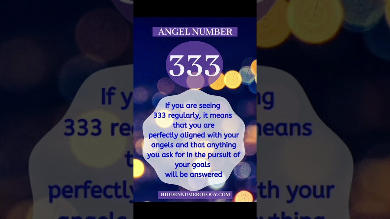 Angel no 333 meaning