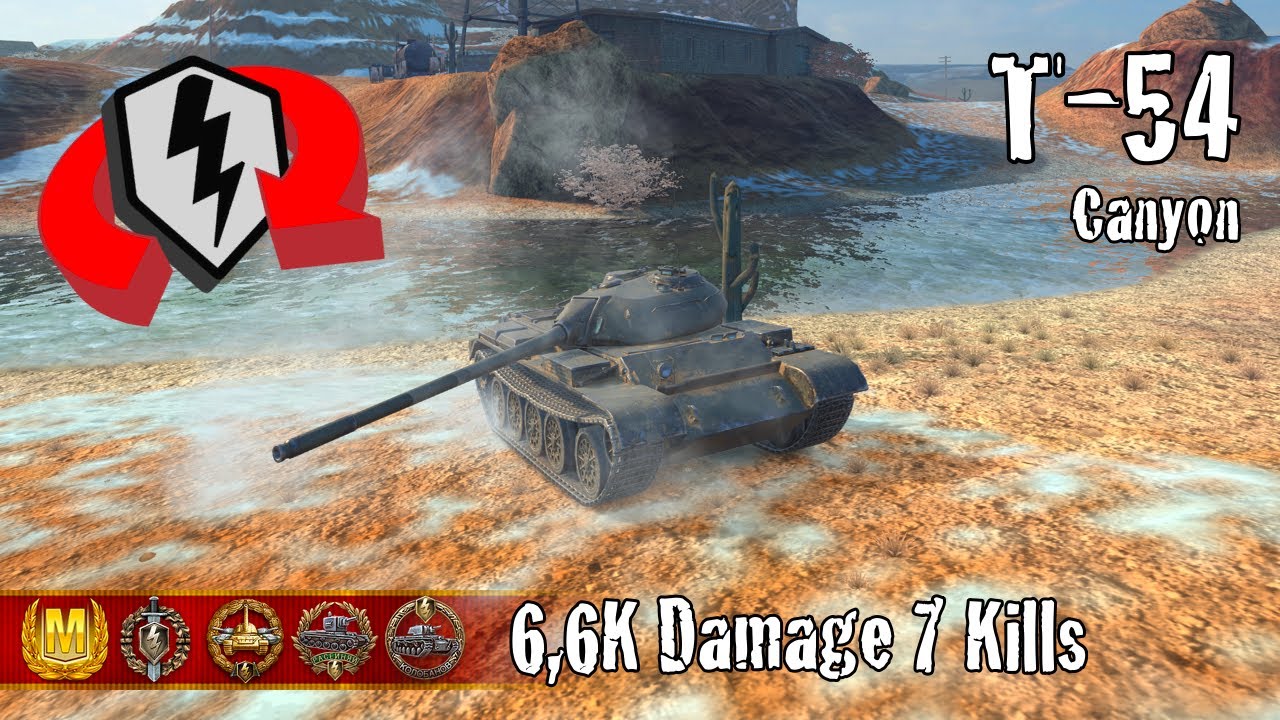 T-54  |  6,6K Damage 7 Kills  |  WoT Blitz Replays
