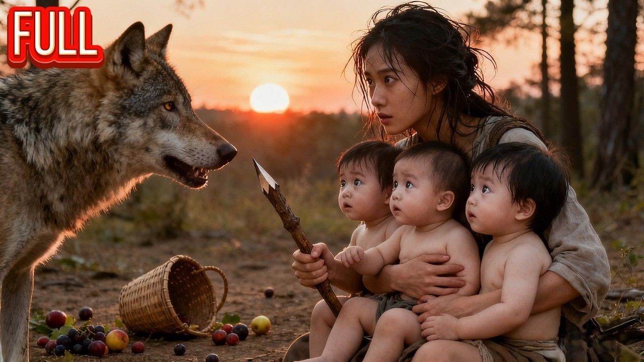MutiSUB💥After Time-Traveling, I Raise Three Cute Kids, Slay Wolves, and Build a Fortune!