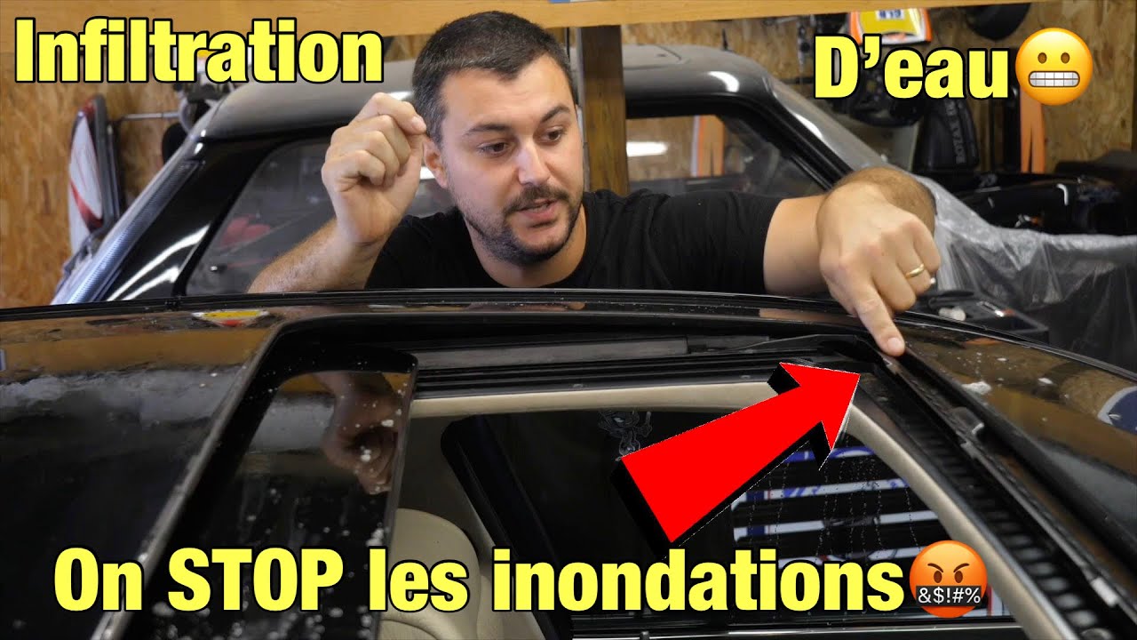 Inondation de la BMW 760LI V12😱On débouche et répare le toit ouvrant✅