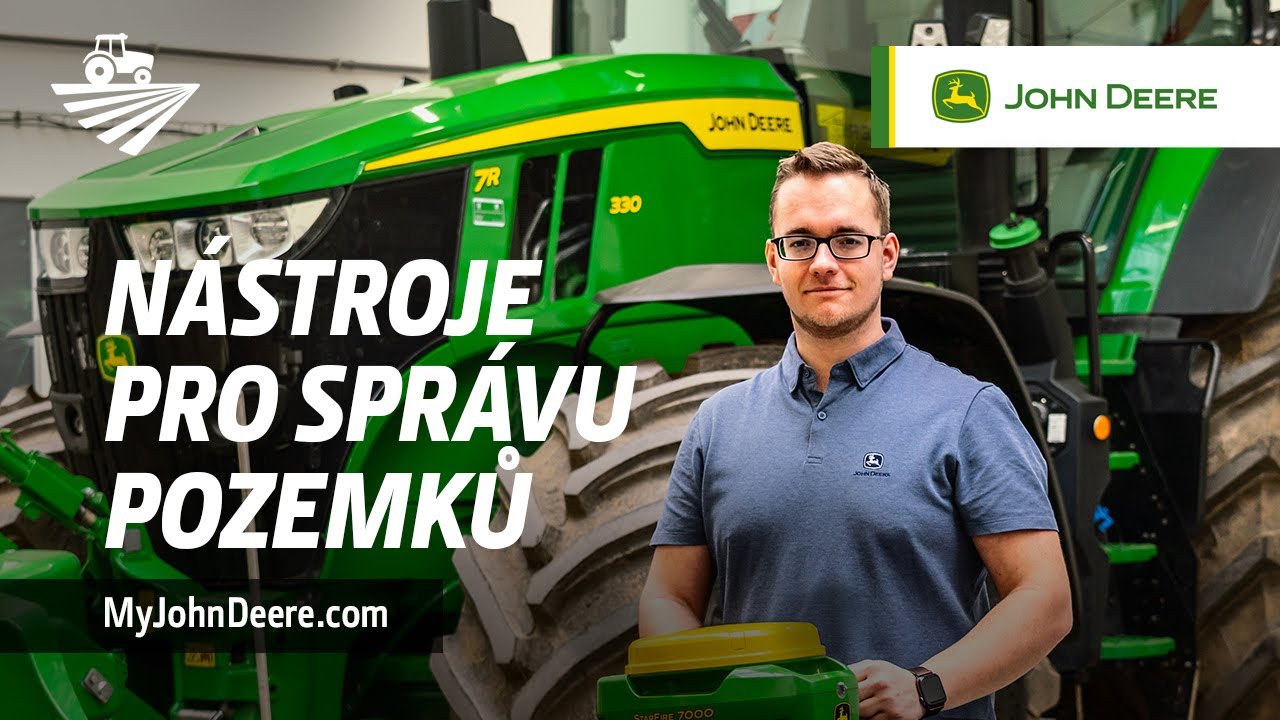 Nové nástroje pro správu pozemků v portálu MyJohnDeere