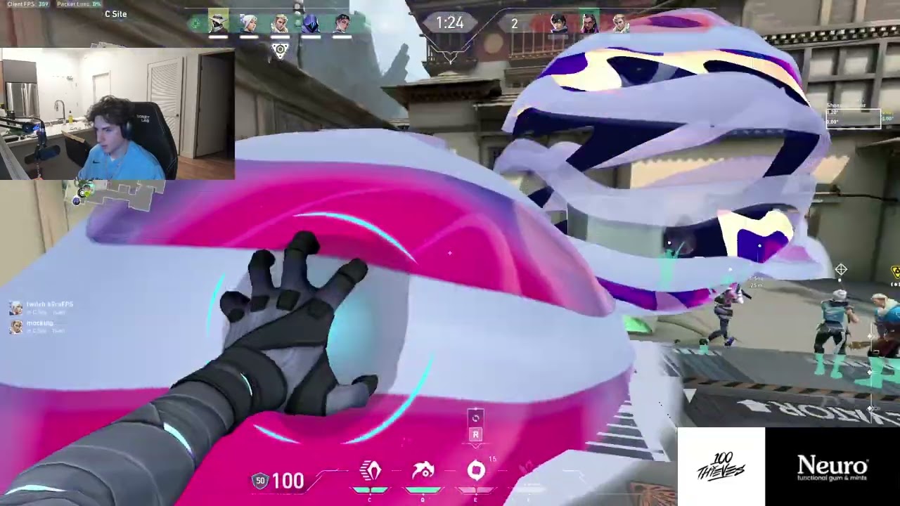 MVP! 100T ZANDER OMEN VALORANT RANKED GAMEPLAY [Full Match VOD]